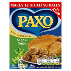 Paxo Sage & Onion Stuffing Mix 170g (Case of 8) - Honesty Sales U.K