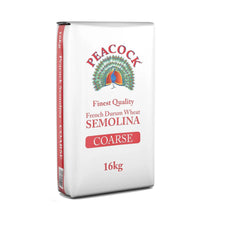 Peacock Semolina Coarse(16kg) - Honesty Sales U.K