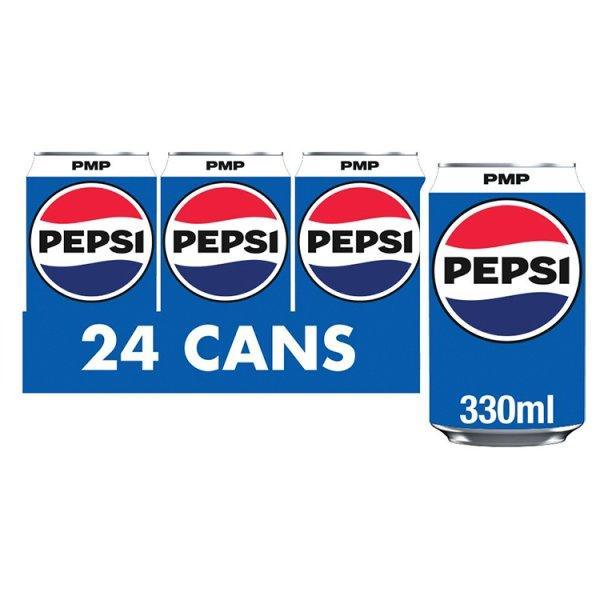 Pepsi 330ml (Case of 24) - Honesty Sales U.K