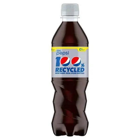 Pepsi Diet Cola Bottle PMP 500ml (Case of 12) - Honesty Sales U.K