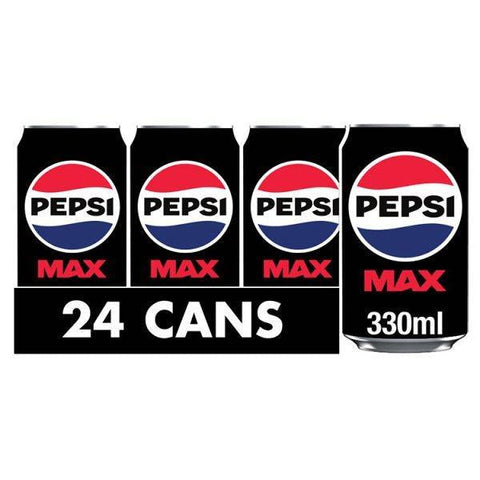 Pepsi Max 330ml (Case of 24) - Honesty Sales U.K