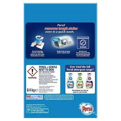 Persil Non Bio Washing Powder 120 Wash 8.4kg - Honesty Sales U.K