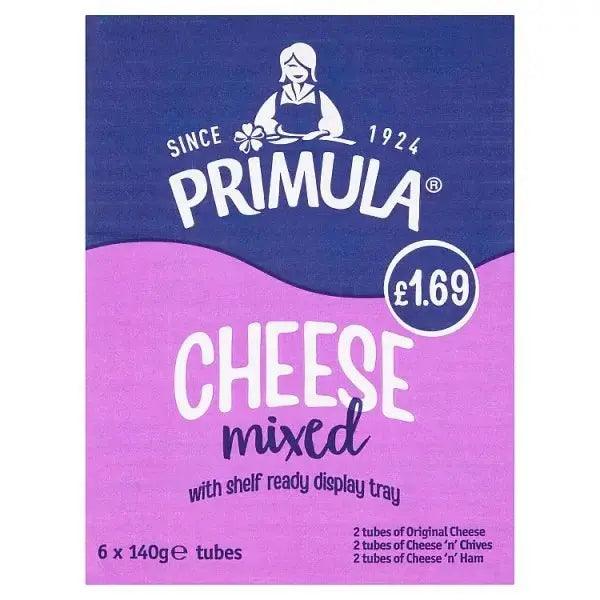 Primula Cheese Mixed 6 x 140g - Honesty Sales U.K