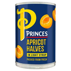 Princes Apricot Halves in Light Syrup 410g (Case of 6) - Honesty Sales U.K