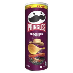 Pringles Texas BBQ Sauce Crisps 165g (Case of 6) - Honesty Sales U.K