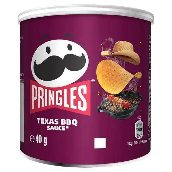 Pringles Texas BBQ Sauce Crisps Can 40g (Case of 12) - Honesty Sales U.K