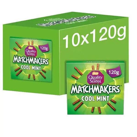 Quality Street Matchmakers Cool Mint 120g (Case of 10) - Honesty Sales U.K