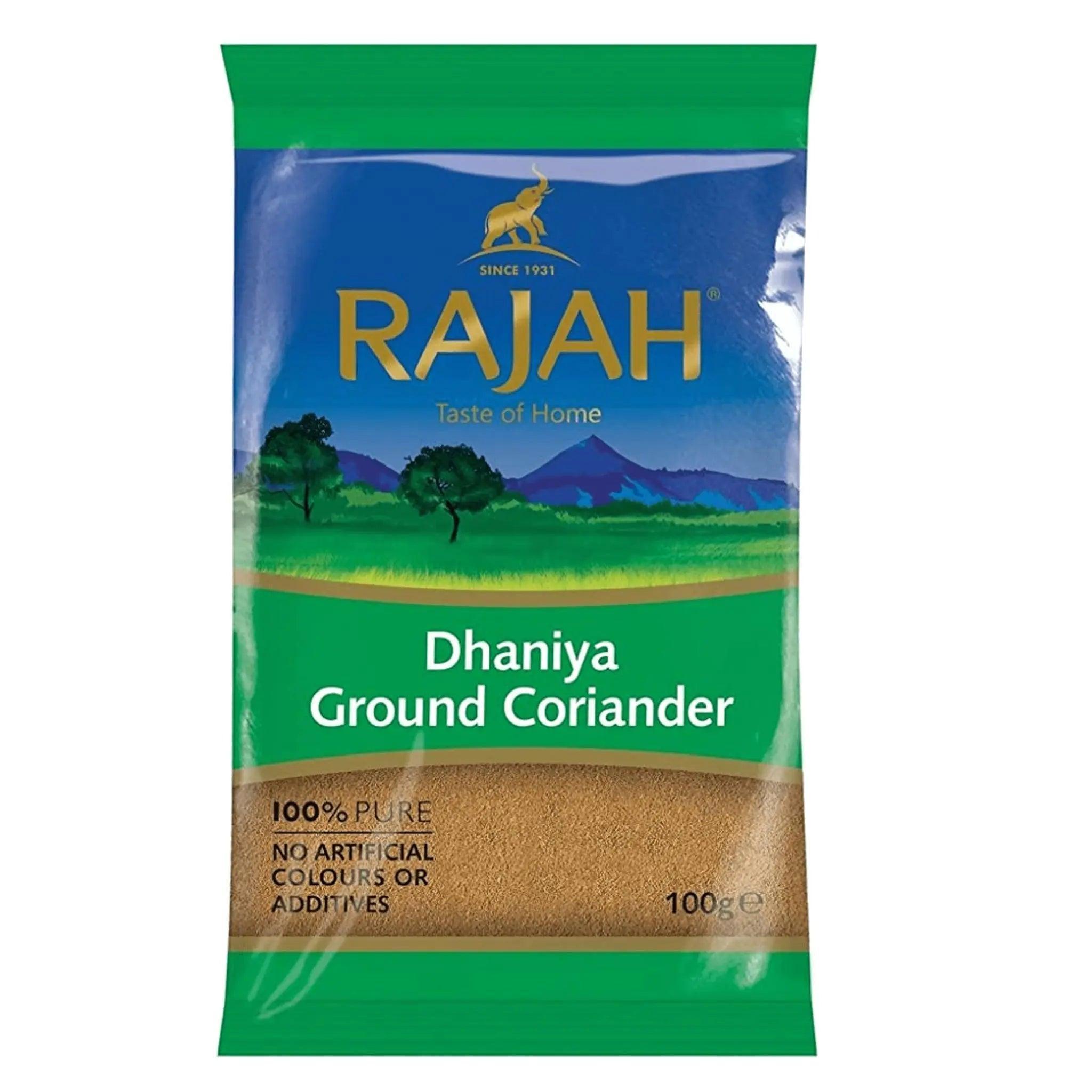 Rajah Dhaniya Ground Coriander - Honesty Sales U.K