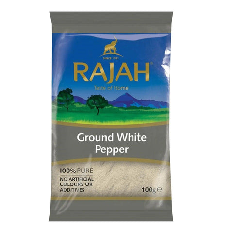 Rajah Ground White Pepper(100g) - Honesty Sales U.K