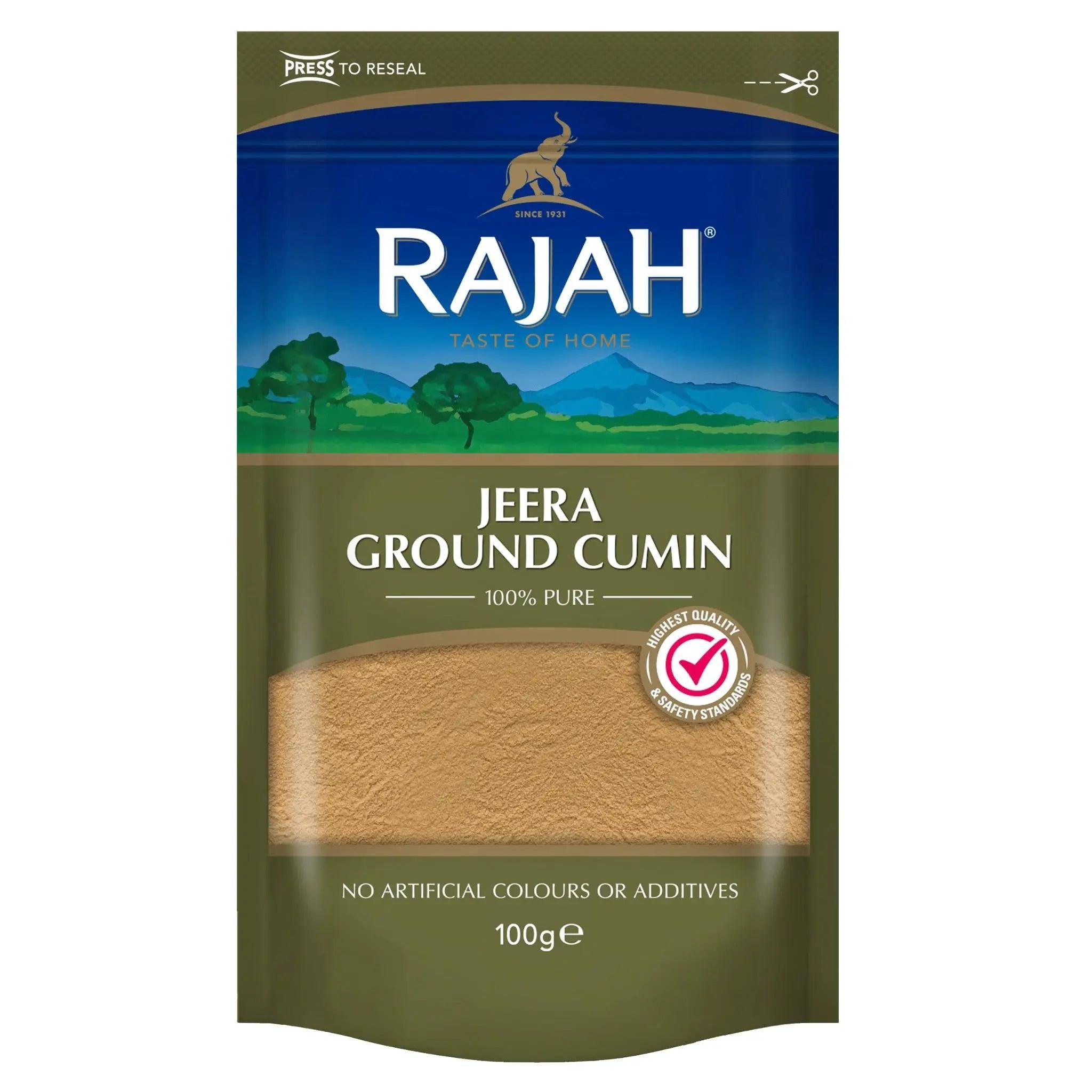 Rajah Jeera Ground Cumin - Honesty Sales U.K