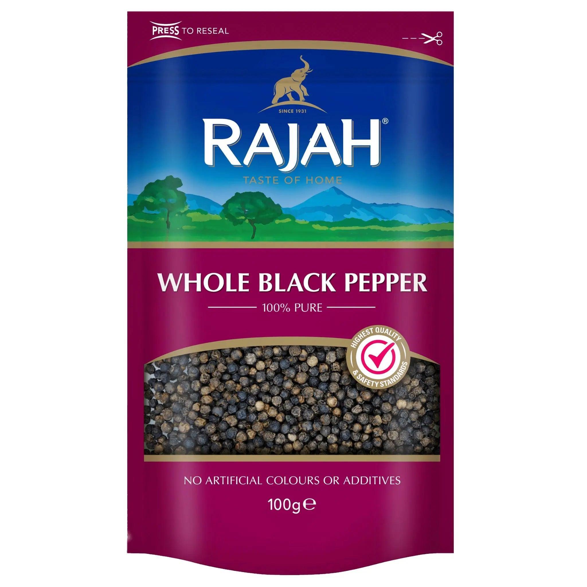 Rajah Whole Black Pepper (100g) Rajah