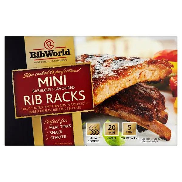 Rib World Mini Barbecue Flavoured Rib Racks 300g - Honesty Sales U.K