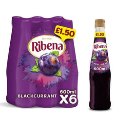 Ribena Concentrate Blackcurrant 600ml (Case of 6) - Honesty Sales U.K