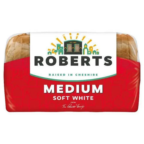 Roberts Medium Soft White 800g (Case of 1) - Honesty Sales U.K