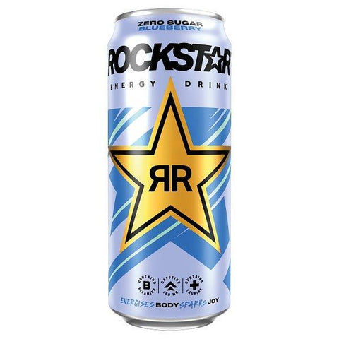 Rockstar Blueberry Energy Drink (Case of 12) - Honesty Sales U.K