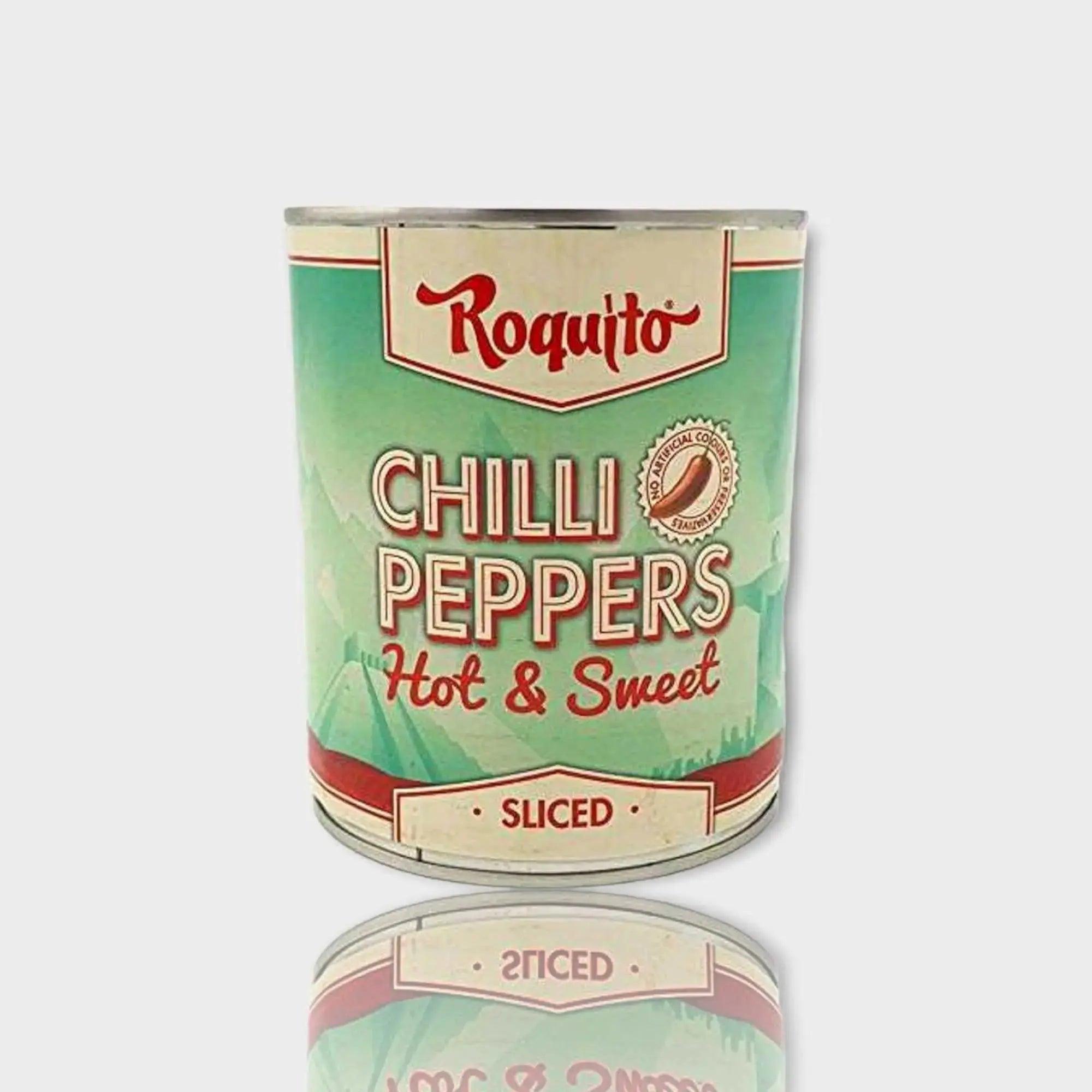 Roquito Chilli Peppers Hot & Sweet Sliced 822 Grams - Honesty Sales U.K