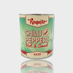 Roquito Chilli Peppers Hot & Sweet Sliced 822 Grams - Honesty Sales U.K