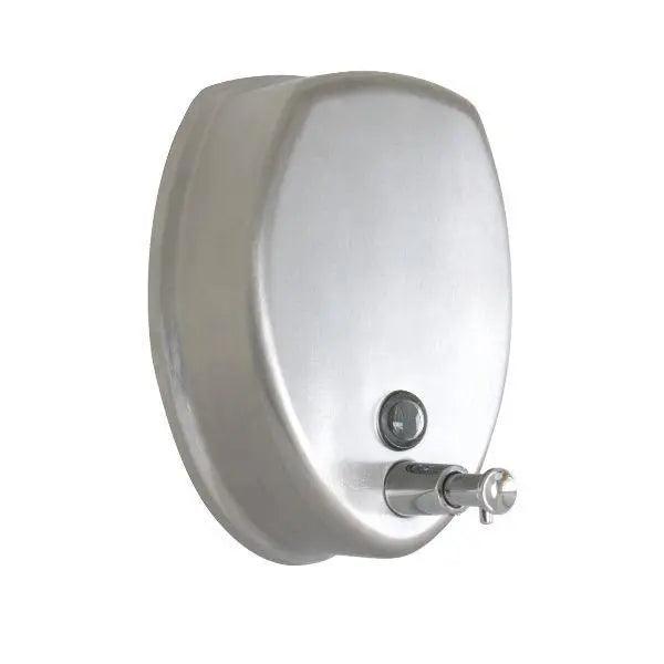 ROUNDED SOAP DISPENSER S/STEEL 1200 ML - Honesty Sales U.K