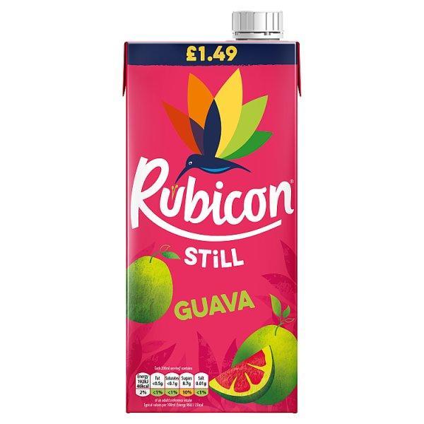 Rubicon Still Guava Juice Drink 1 Litre (Case of 12) - Honesty Sales U.K