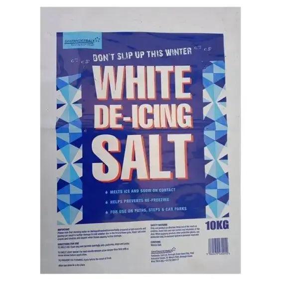 Santander Salt White De-Icing Salt 10kg - Honesty Sales U.K