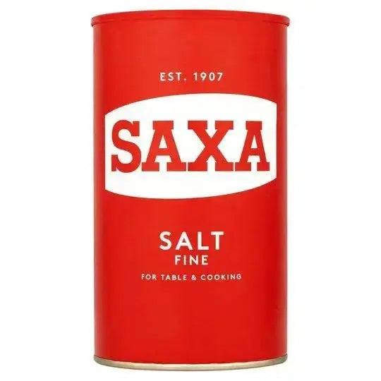 Saxa Table Salt 750G cooking and table use - Honesty Sales U.K
