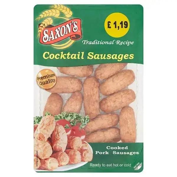 Saxon's Cocktail Sausages 160g Traditional recipe - Honesty Sales U.K