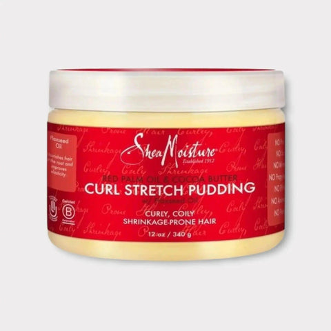 Shea Moisture Red Palm Oil & Cocoa Butter Elongating Puding 340GR, Shea Moisture Elongating Pudding - Honesty Sales U.K