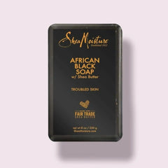 SheaMoisture African Black Soap Bar - Black - Honesty Sales U.K