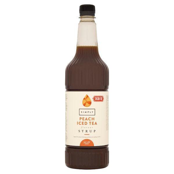 Simply Sugar Free Peach Iced Tea Flavour Syrup 1L - Honesty Sales U.K