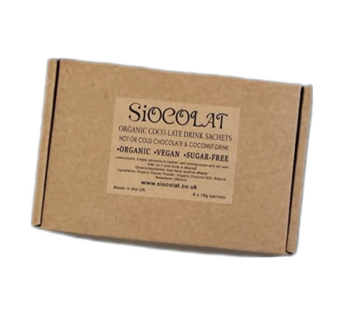 Siocolat Organic Vegan Sugar Free Low Calorie Chocolate Drink Hot or Cold - Honesty Sales U.K