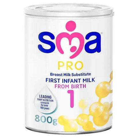 SMA® PRO First Infant Baby Milk Powder Formula from birth 800g - Honesty Sales U.K