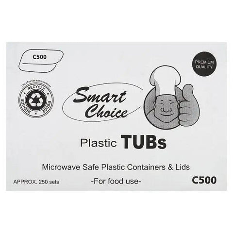 Smart Choice C500 Plastic Tubs - Honesty Sales U.K