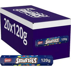Smarties Milk Chocolate Giant Tube 120g (Case of 20) - Honesty Sales U.K