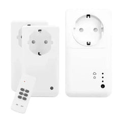 Smartwares SH5SETGW  Intelligent WiFi Plug With Remote Control (Pack Of 3) - Honesty Sales U.K