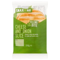 Snax on the Go Cheese and Onion Slice 150g (Case of 6) - Honesty Sales U.K