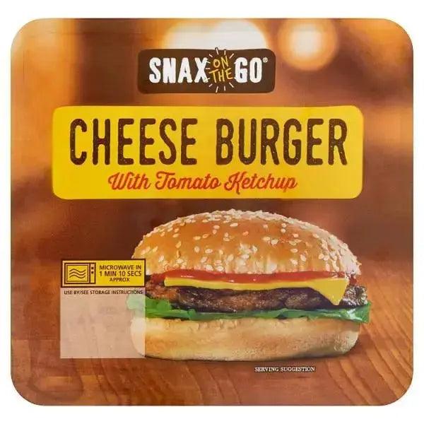 Snax on the Go Cheese Burger with Tomato Ketchup 140g - Honesty Sales U.K