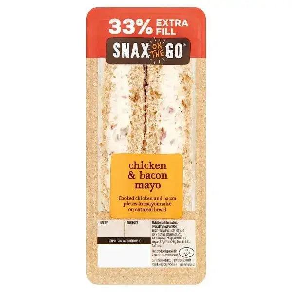 Snax on the Go Chicken & Bacon Mayo (Case of 6) - Honesty Sales U.K