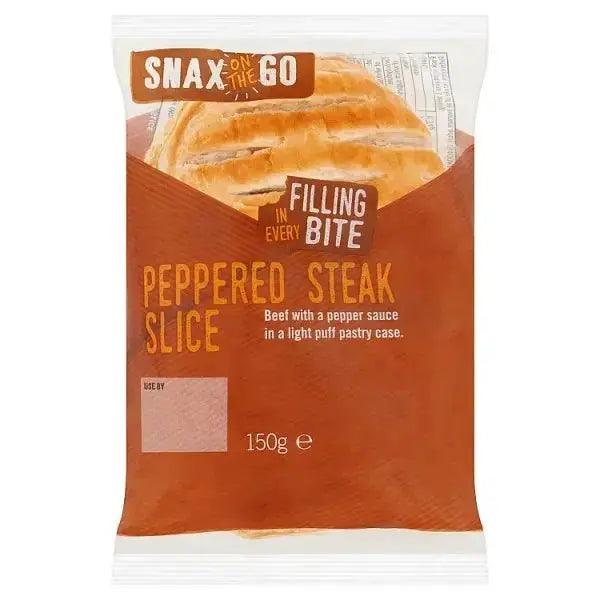 Snax on the Go Peppered Steak Slice 150g (Case of 6) - Honesty Sales U.K
