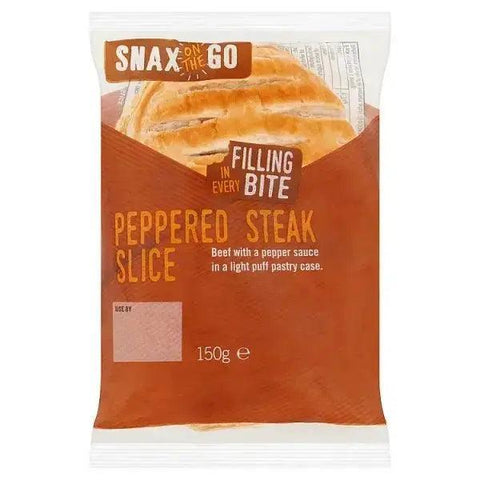 Snax on the Go Peppered Steak Slice 150g (Case of 6) - Honesty Sales U.K