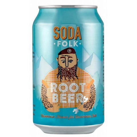 Soda Folk Root Beer 330ml (Case of 24) - Honesty Sales U.K