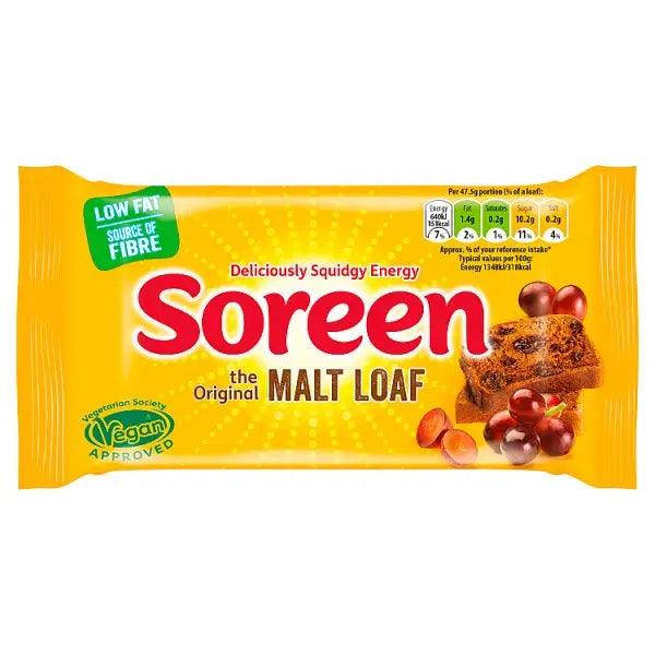 Soreen The Original Malt Loaf 190g (Case of 8) - Honesty Sales U.K
