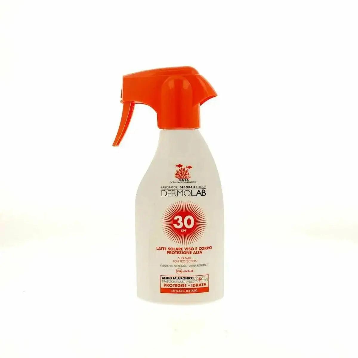 Spray Sun Protector Deborah Dermolab SPF30 Sun Milk (100 ml) - Honesty Sales U.K