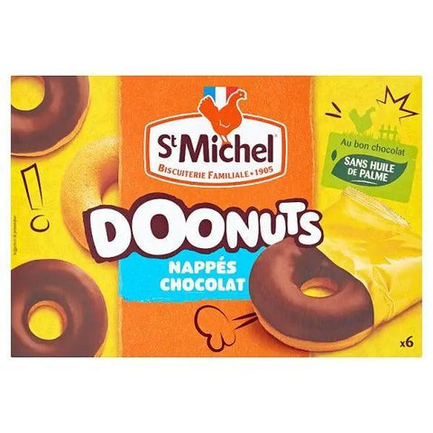 St Michel Chocolate Coated Doonuts 180g (Case of 9) - Honesty Sales U.K