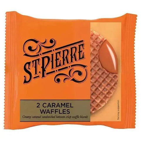 St Pierre 2 Caramel Waffles 80g (case of 12) - Honesty Sales U.K