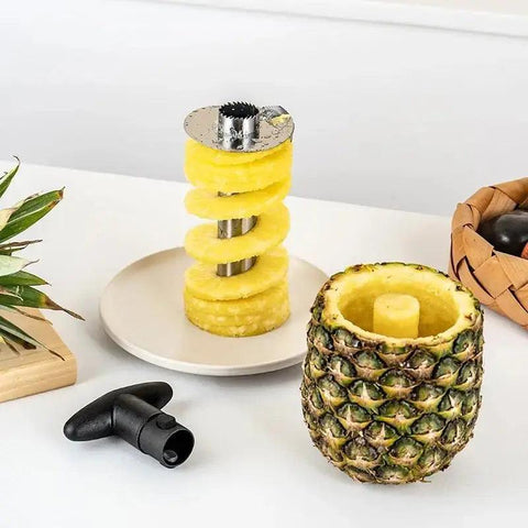 Stainless Steel Pineapple Silcer - Honesty Sales U.K