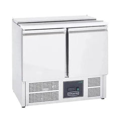 Sterling Pro Cobus SPU200SL 2 Door Saladette Hinged Lid & Chop Board, 240 Litres - Honesty Sales U.K