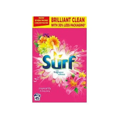 Surf Tropical Lily and Ylang-Ylang Laundry Powder 2.25 kg (Case of 4) - Honesty Sales U.K