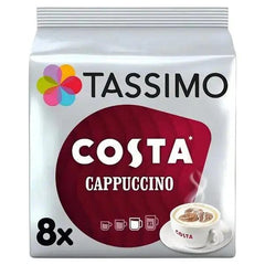 Tassimo Costa Cappuccino Coffee Pods 8 Servings - Honesty Sales U.K