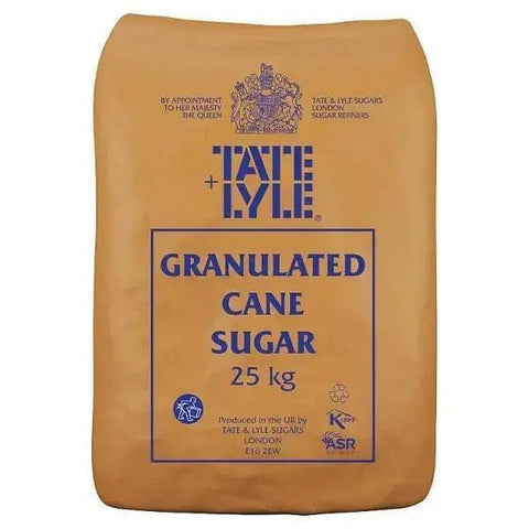 Tate & Lyle Granulated Cane Sugar 25kg - Honesty Sales U.K