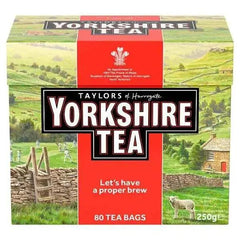 Taylors of Harrogate Yorkshire Tea 80 Tea Bags (Case of 5) - Honesty Sales U.K